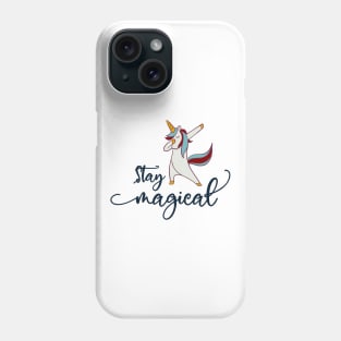 Dabbing Unicorn Christmas Unicorn: Stay Magical Phone Case