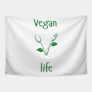 vegan life Tapestry