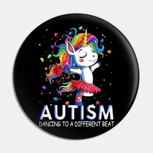 Autism Dancing To A Different Beat Pin
