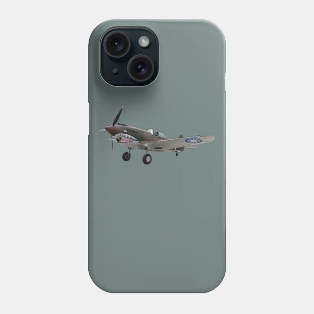 P-40C (front print) Phone Case by Doc Dakota's Trading Post