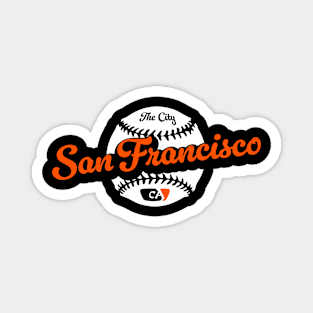 San Francisco Baseball Magnet