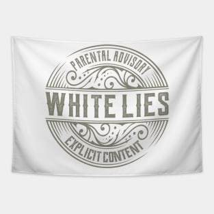 White Lies Vintage Ornament Tapestry