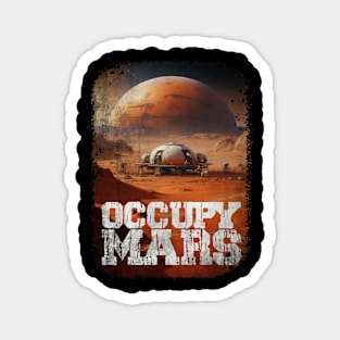 occupy mars Magnet