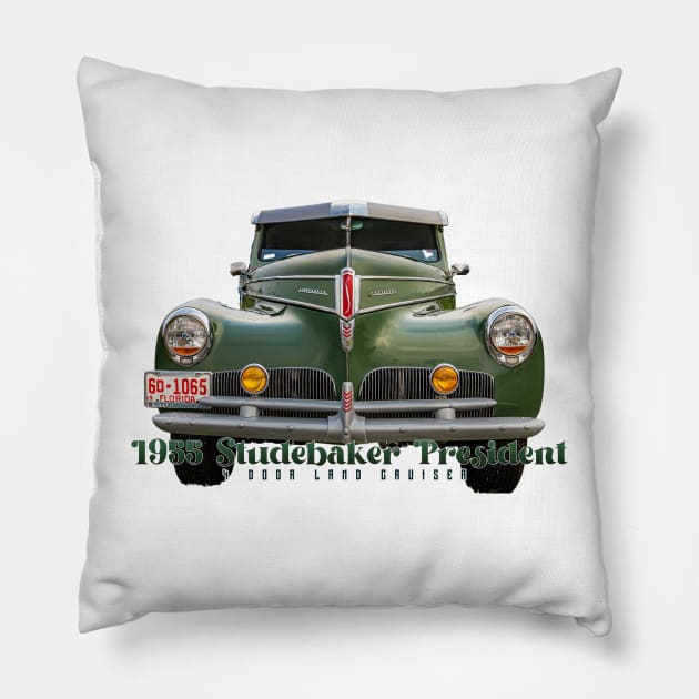 1941 Studebaker President 4 Door Land Cruiser Pillow by Gestalt Imagery