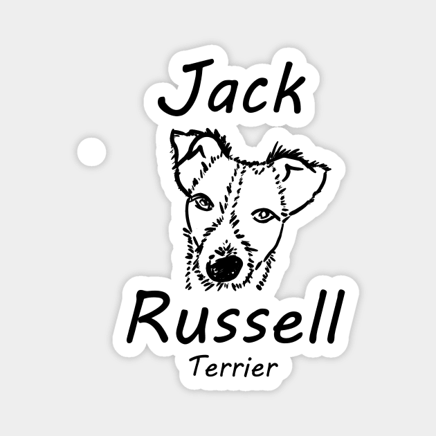 Jack Russell Terrier Magnet by Hot-Mess-Zone