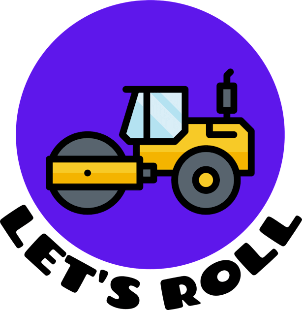 Let's Roll | Steamroller Pun Kids T-Shirt by Allthingspunny