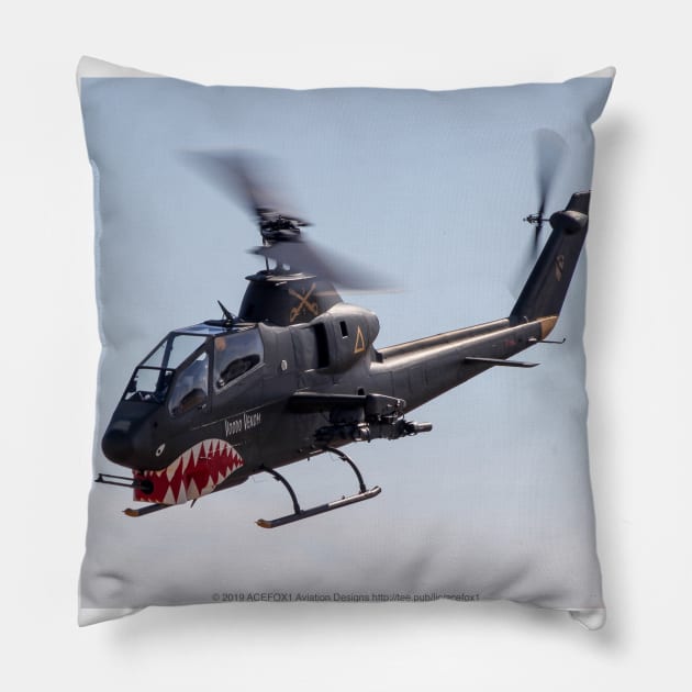 AH-1S Huey Cobra Pillow by acefox1