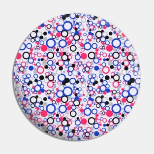 Bubble Gum Circle Pattern Pin