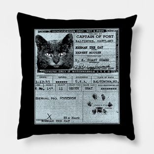 herman the cat Pillow