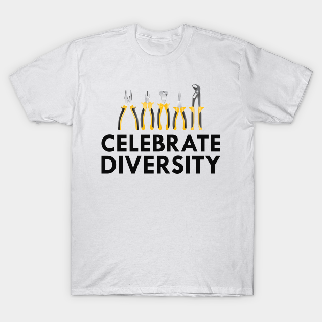 Discover Electrician - Celebrate Diversity - Electrical Engineer Gift - T-Shirt