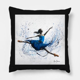 Blue Season Ballerina Pillow