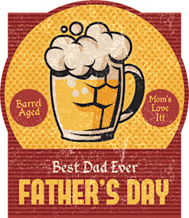 Best Dad Ever - Father's Day Magnet