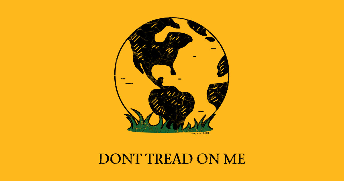 earth gadsden flag don