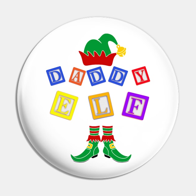 Daddy Elf Pin by ArchiesFunShop