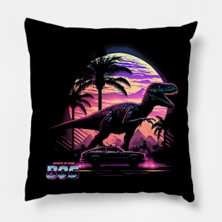 80's Allosaurus Pillow