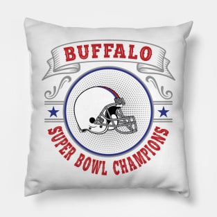 Buffalo Super Bowl Champions Pillow