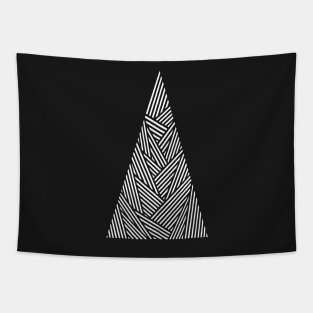 White Triangle Tapestry