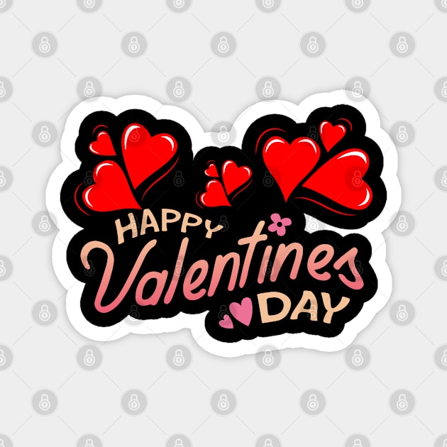 happy Valentine's Day Magnet by Good Luck to you