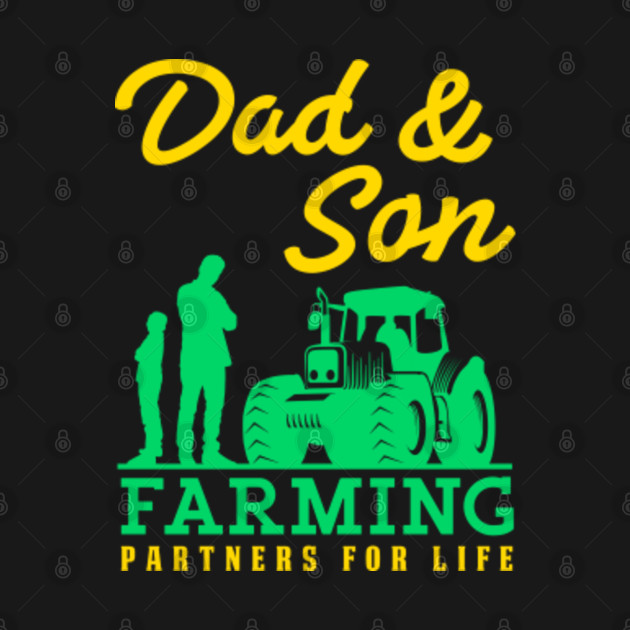 Disover Dad Son Farming Farmers Farm Farmer Tractor Agriculture Gift - Tractor Pulling - T-Shirt