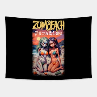 Zombeach Paradise Tapestry