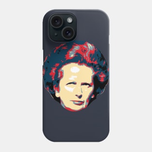 Margaret Thatcher Pop Art Phone Case