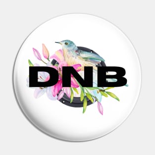 DNB - Tropical Blue Bass Bird Pin