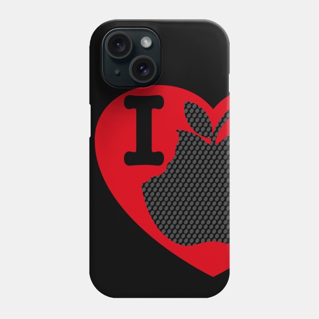 I LOVE APPLE Phone Case by APELO