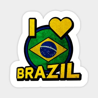 I ♥ BRAZIL Magnet