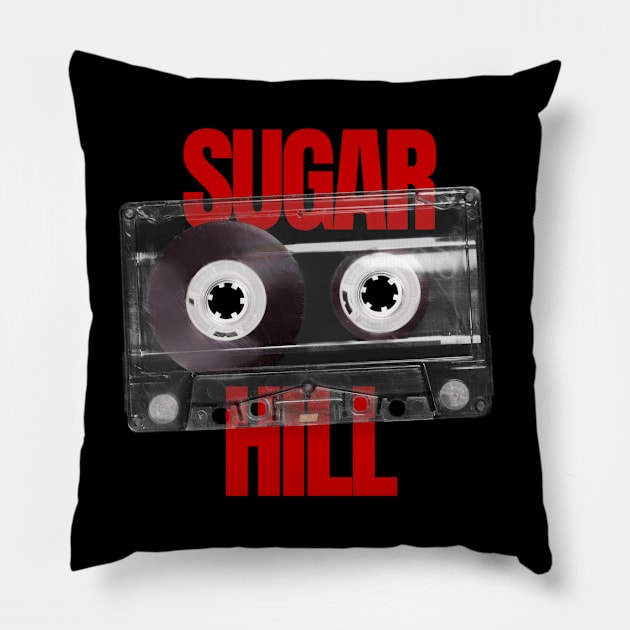 sugar hill cassette Pillow by dani rantau