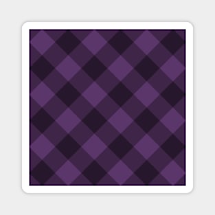 Purple Plaid (V2) Magnet