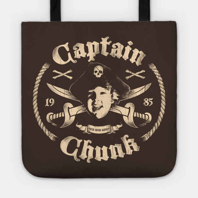 Captain Chunk The Goonies Tote Teepublic