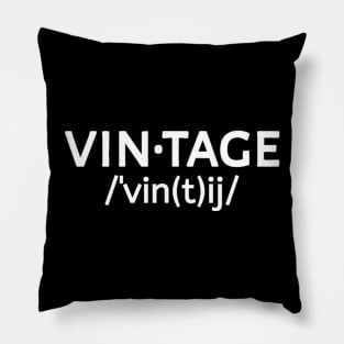 Vintage Pillow