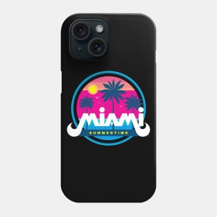 Retro Miami Sunset Phone Case