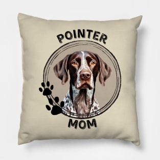 German Shorthaired Pointer Mom Dog Breed Portrait Pillow