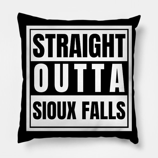 Straight Outta Sioux Falls Supernatural Singer Bobby Garage Pillow by nathalieaynie