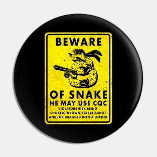 Beware of Snake Pin