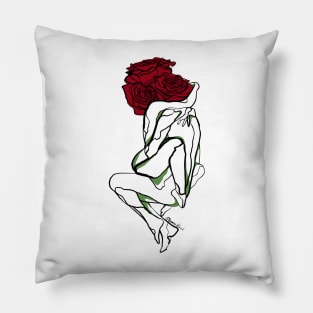 Single Line - Bouquet Pillow
