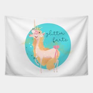 Unicorns Fart Glitter — Sorry, Not Sorry! Tapestry