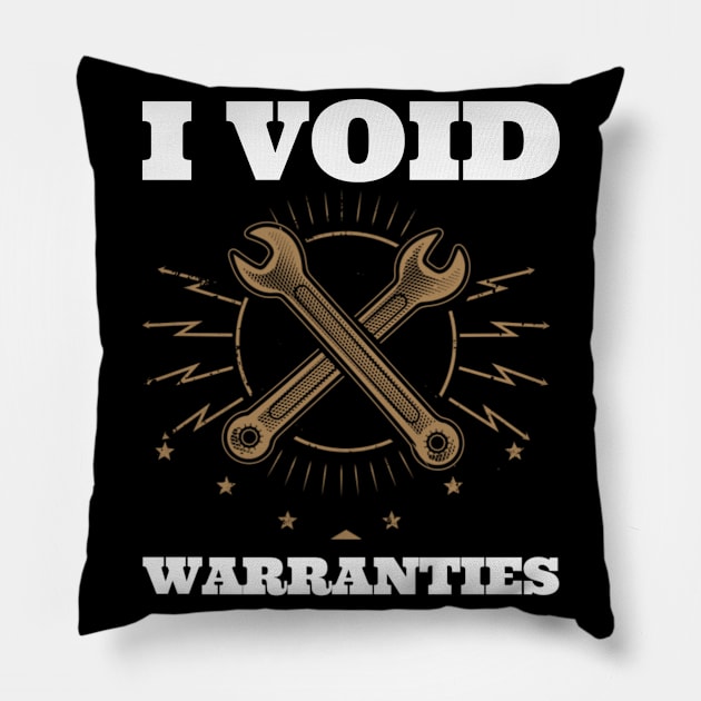 Funny Mechanic Design Perfect For all Mechanics Pillow by TO Store