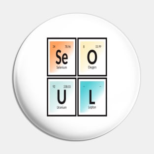 Seoul City | Periodic Table Pin