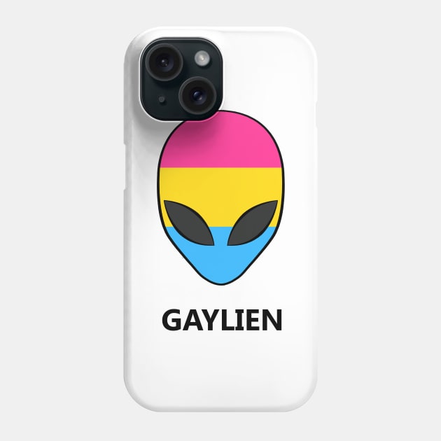 Gaylien Pansexuality LGBT Pride Alien Phone Case by MythicalPride