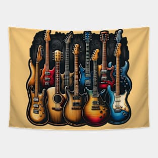 Guitar Power Tapestry