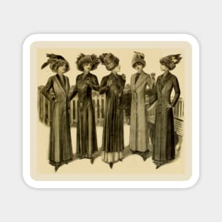 The Ladies in 1911 Spring Fashion Magnet