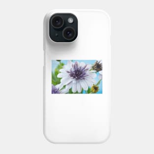 Osteospermum  Flower Power Double Series  Double White Phone Case