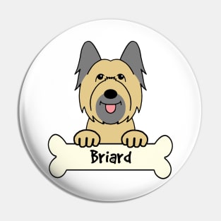 Briard Pin