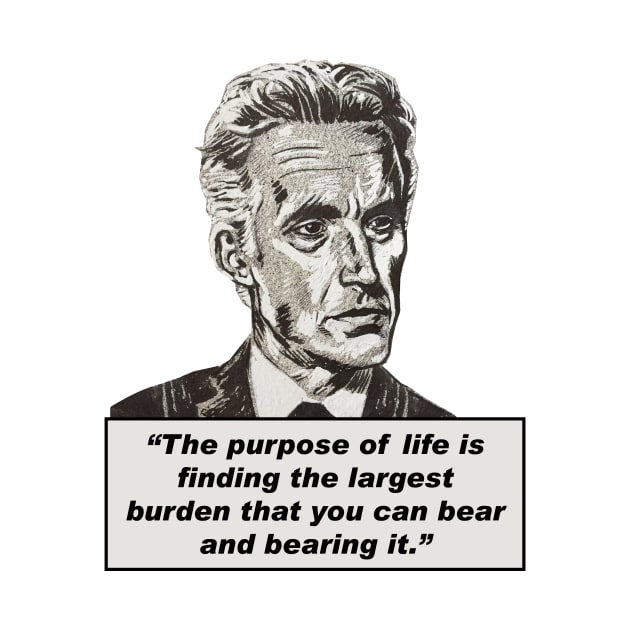 Jordan Peterson Quote #4 (original art version) by MasterpieceArt