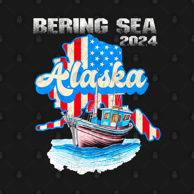 Alaskan Fishing Boater Alaska Fish Bering Sea Fisherman 2024 by Outrageous Flavors