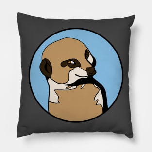 Funny Animal Design - Cheeky Meerkat Pillow