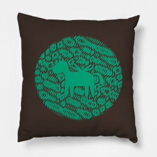 Green pegasus Pillow