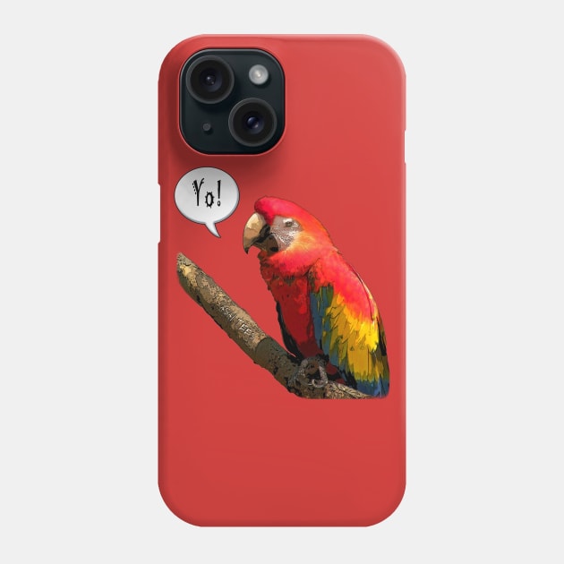 Parrot Bird Phone Case by asaiphoto